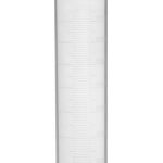 PROBETA 500ML DE POLIPROPILENO, CLASE B, GRADUACIÓN EN RELIEVE, BASE OCTOGONAL EISCO