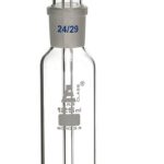 FRASCO DRECHSEL DE 125ML PARA LAVADO DE GASES JUNTA 24/29 VIDRIO DE BOROSILICATO EISCO